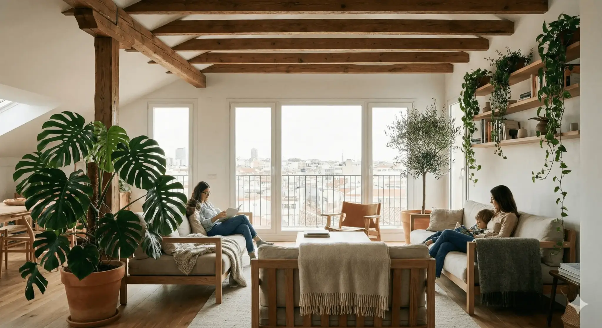 Diseño biofílico: cómo integrar la naturaleza en tu hogar y mejorar tu bienestar